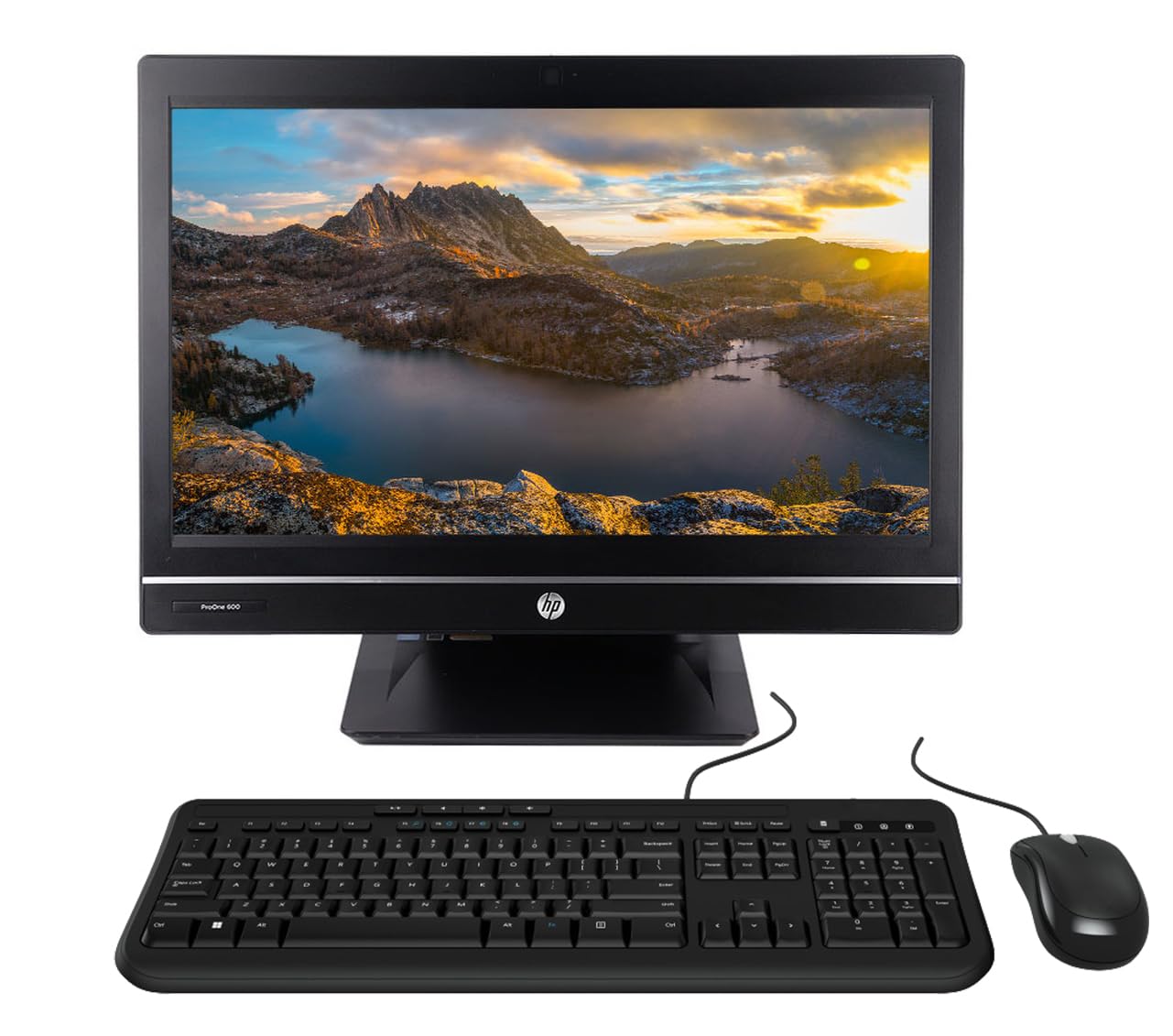 HP ProOne 600 G1 - Ordenador de sobremesa todo en uno, con monitor de 21,5 pulgadas, Intel Core i3-4150, 8 GB de RAM, 256 GB SSD, teclado QWERTY de EE.UU., WiFi, Bluetooth, Windows 11 Pro
