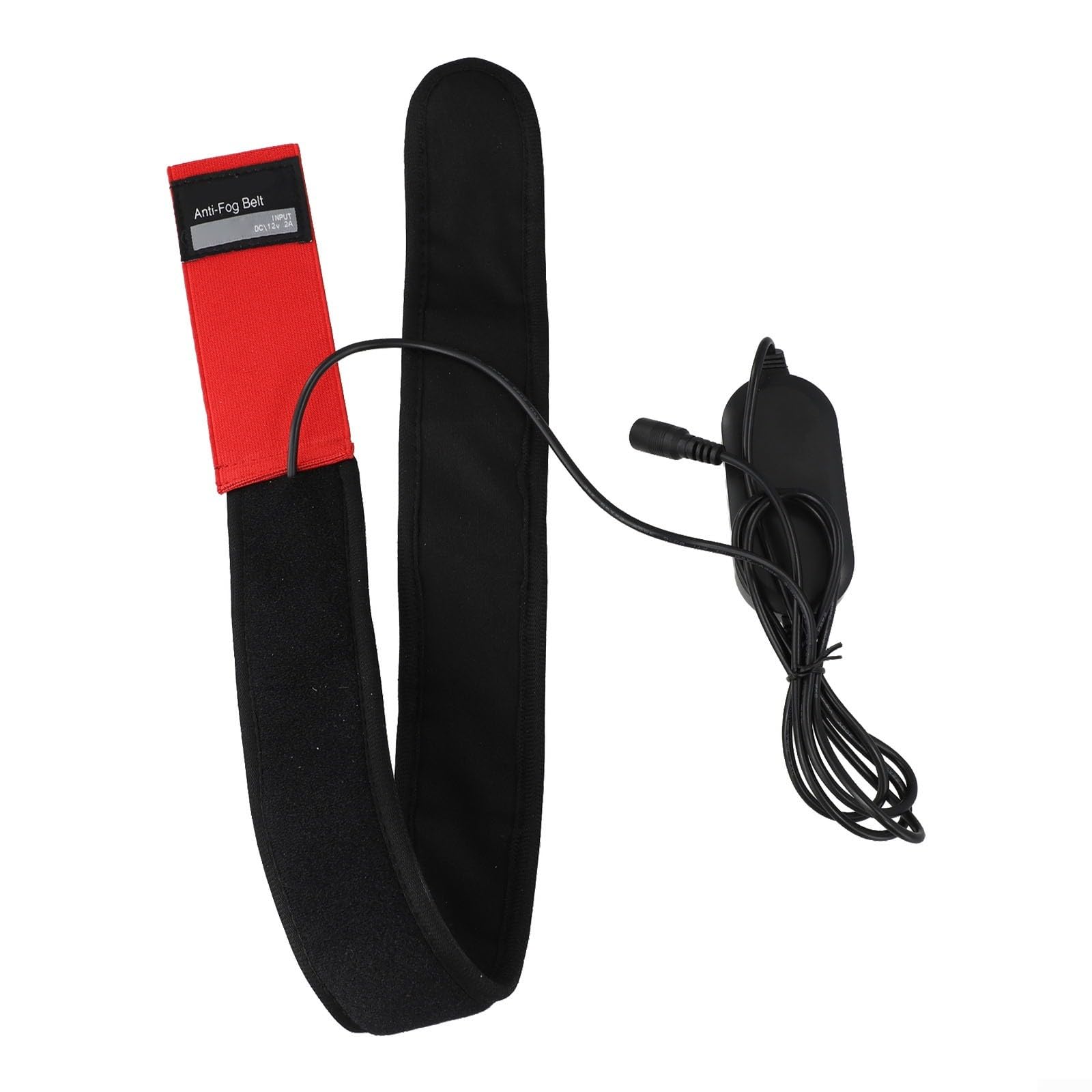 Bande de chauffage de rosée pour télescope d'astronomie – Chauffe-lentille en polyester avec thermostat intelligent | 12 V DC5521 pour longueurs/caméras de 65 à 300 mm (noir/rouge, tailles 330-1080 mm