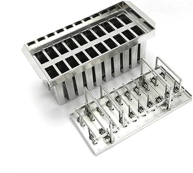 DIY Stainless Steel Molds Ice Pop Molds Pop Ice Cream Stick Holder (20PCS Flat head)