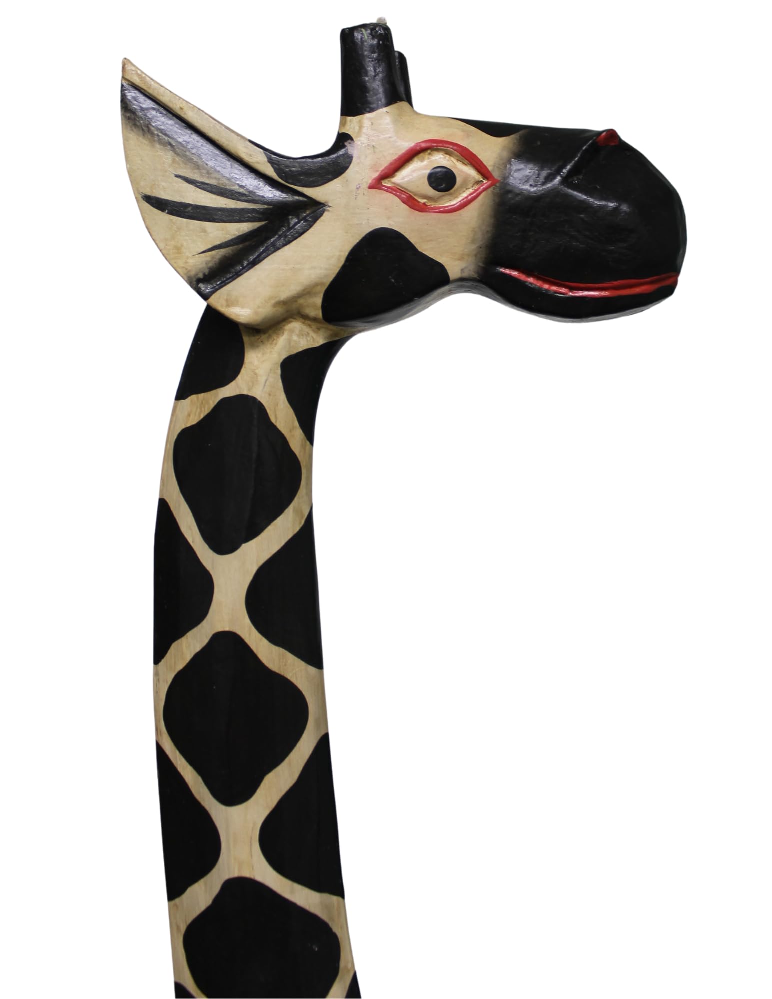 Amazon.com: 79 Inches Hand Carved Wooden African Giraffe Statue