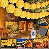 weihnachtsbaumbeleuchtung led Einfach zu bedienen und zu installieren: Diese Globuslaternenlichter sind zusammenklappbar. Alles was Sie tun müssen, ist die Stofflaternen zu erweitern und den Halter und die Lichter einzusetzen. Mit der abnehmbaren Erdungsstange können Sie das Solarpanel und Ihre DIY-Dekoration befestigen.