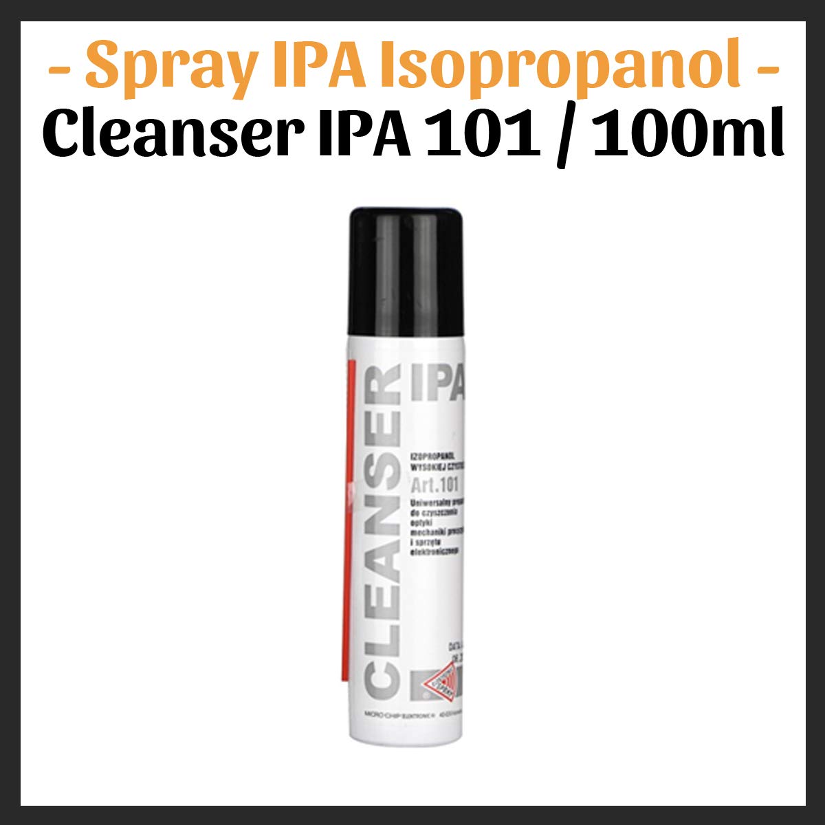 Mgs33 Bombe de desoxydation Cleanser IPA pour la desoxydation éléctronique Art101 100 Ml