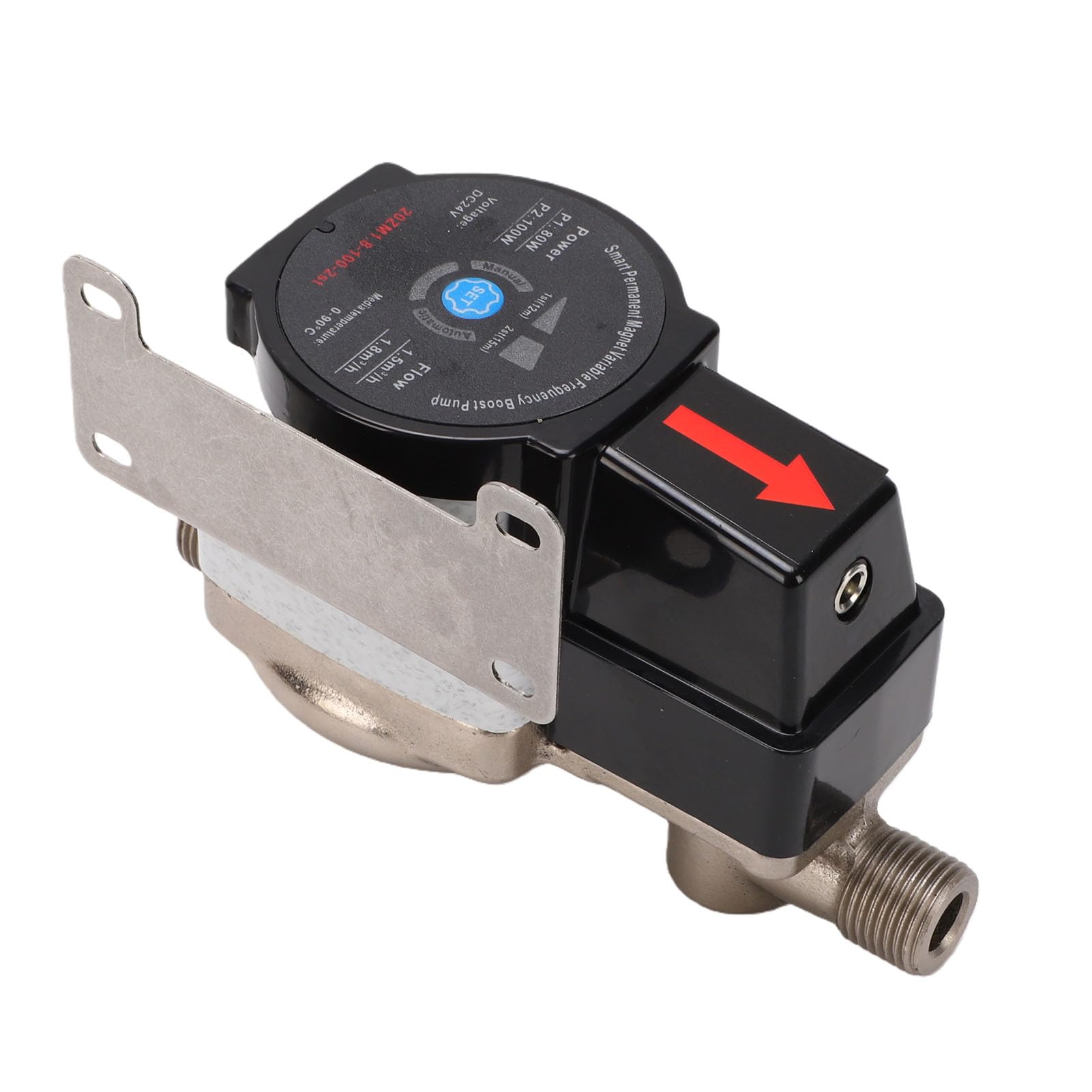 Fafeicy Bomba de Aumento de Presión de Agua, Bomba Presurizadora de Agua, | Caudal máx. 2,0 M³/h, Rotor Cerámico Silencioso de 40 DB e IP64 Sumergible