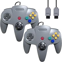 Classic N64 Controller,Wired Controller Compatible with N64 Console,Gray