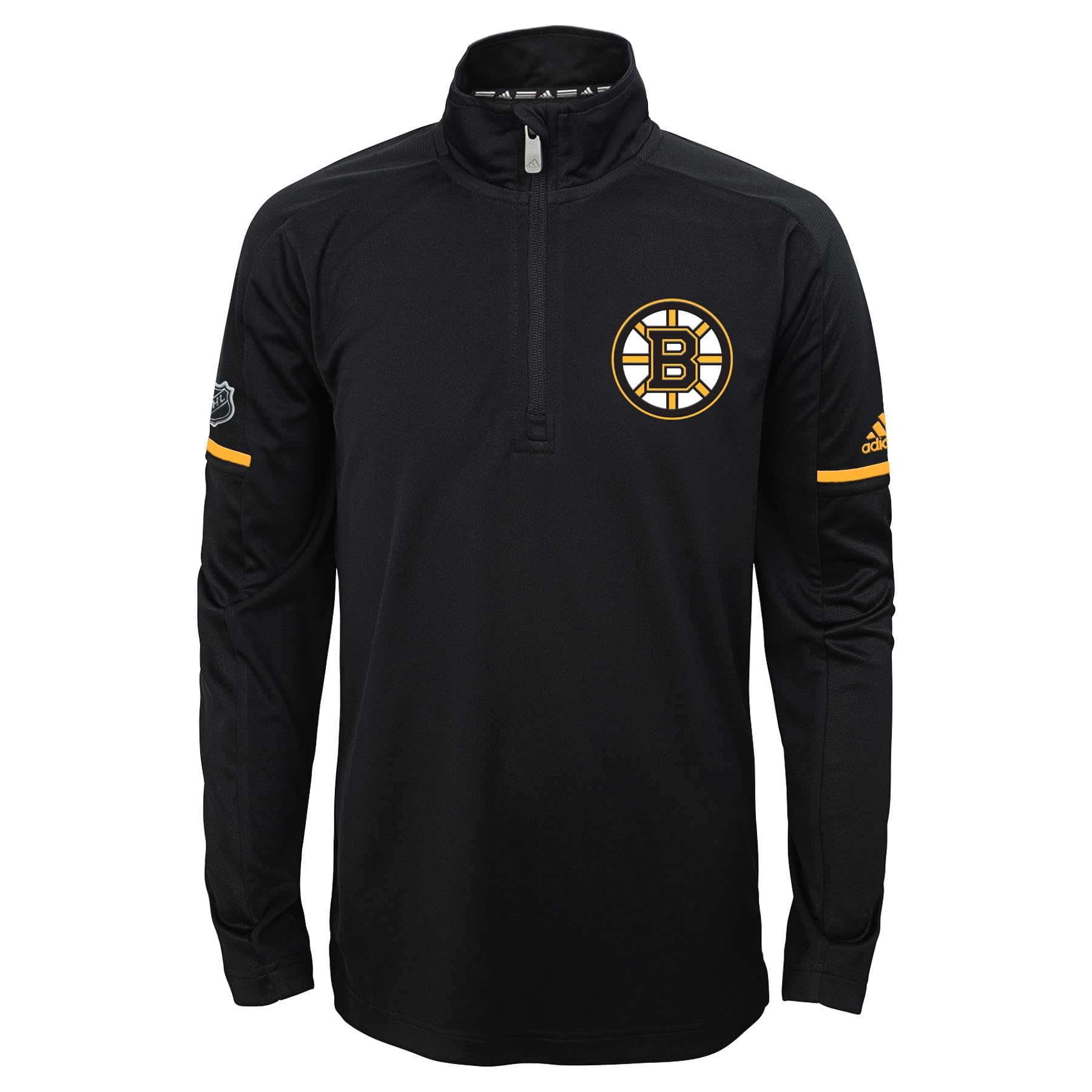Outerstuff NHL Boys Youth Long Sleeve Quarter Zip Jacket - Boston Bruins, Large (14-16)