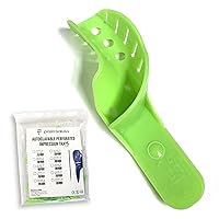 Vista 14 de Bandejas de impresión dental perforadas para autoclave, número 1 superior grande, bolsa de 12