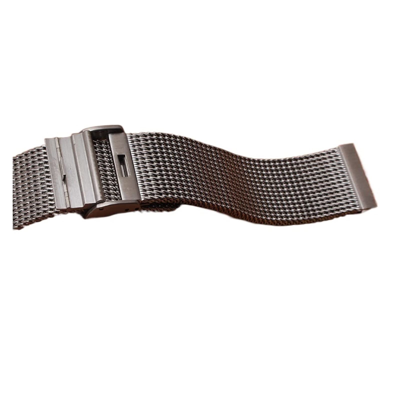YINGO Wysokiej Jakości Akcesoria Watchband Moda Zegarki Mężczyźni Paski Bransoletka 18m 20mm 22mm 24mm Shark Mesh Stainless Steel Metal Black