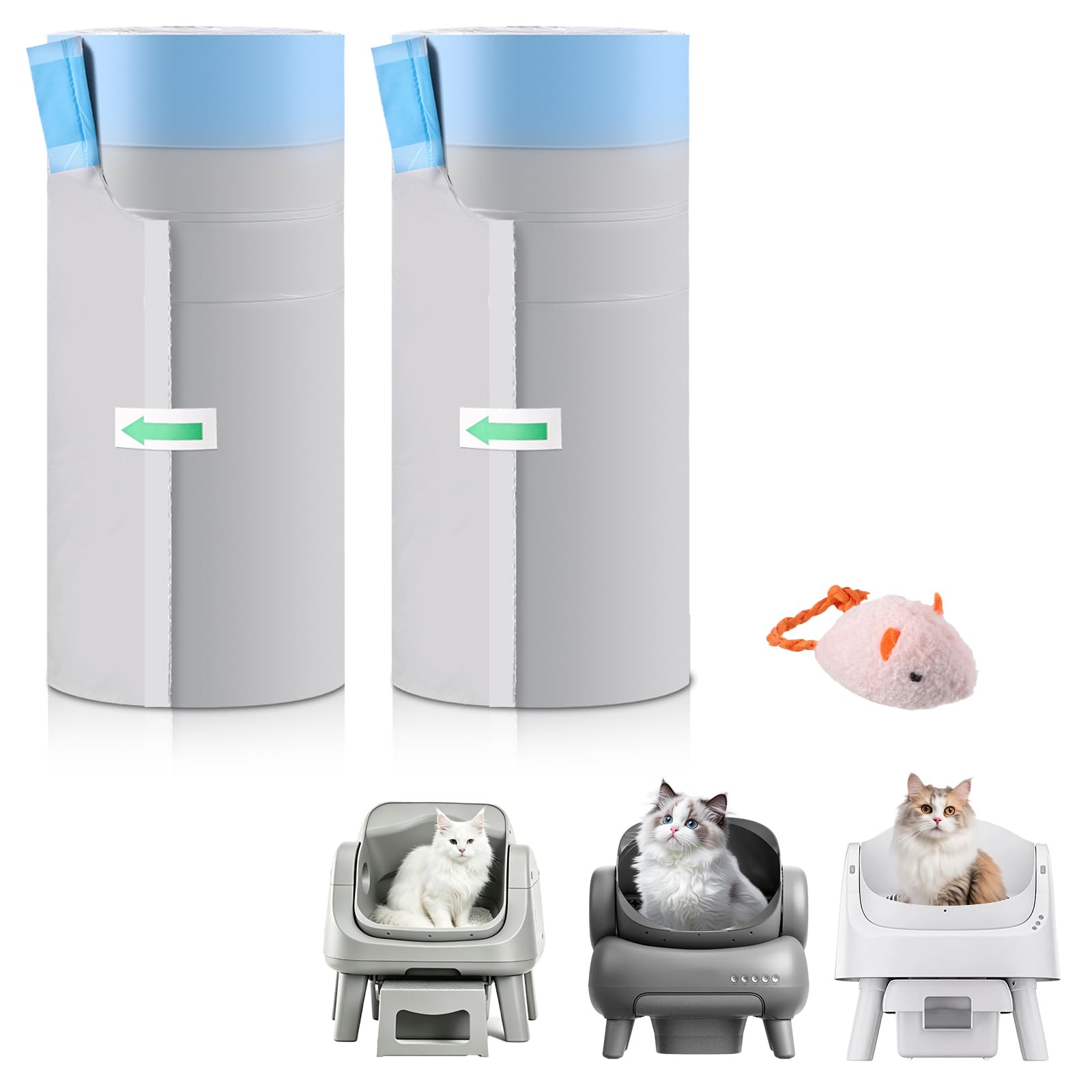 Amazon.co.jp: NeakasaM1 Petpivot Autoscooper用 猫用トイレバッグ 40