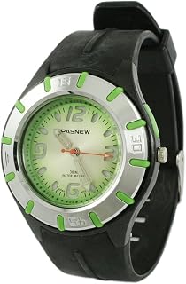 Qtqgoitem Adjustable Black Band Analog Rotary Round Dial Wrist Watch for Lady (Model: bd3 39d 941 2e4 e1e)