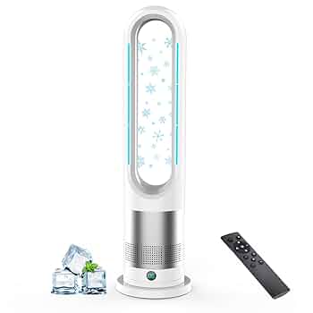 Amazon | Gujunf 扇風機 羽根なし タワーファン【2025猛暑対策