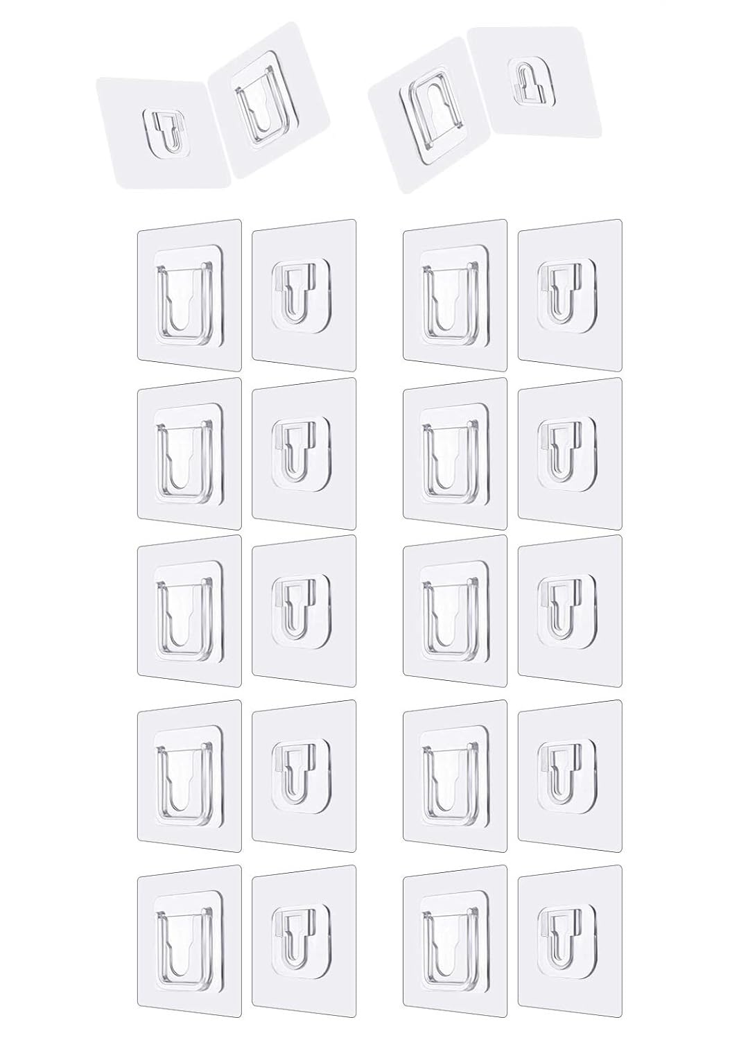 MAPPERZ Double-Sided Adhesive Wall Hooks- Wall-Sticking Hooks Without Punching and Nails, Waterproof and Oil-Proof, Heavy-Duty Self-Adhesive Hooks for Bathroom and Kitchen (10) (B09L4LMZJV) Amazon Price History, Amazon Price Tracker
