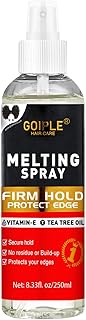 8.33 fl oz Lace Melting and Holding Spray Glue-Less Hair Adhesive for Wigs, Lace Bond Adhesive Spray Wig Spray for Closure Wigs Extensions, Wig Melting Spray Strong Natural Forming Hold Protect Edges