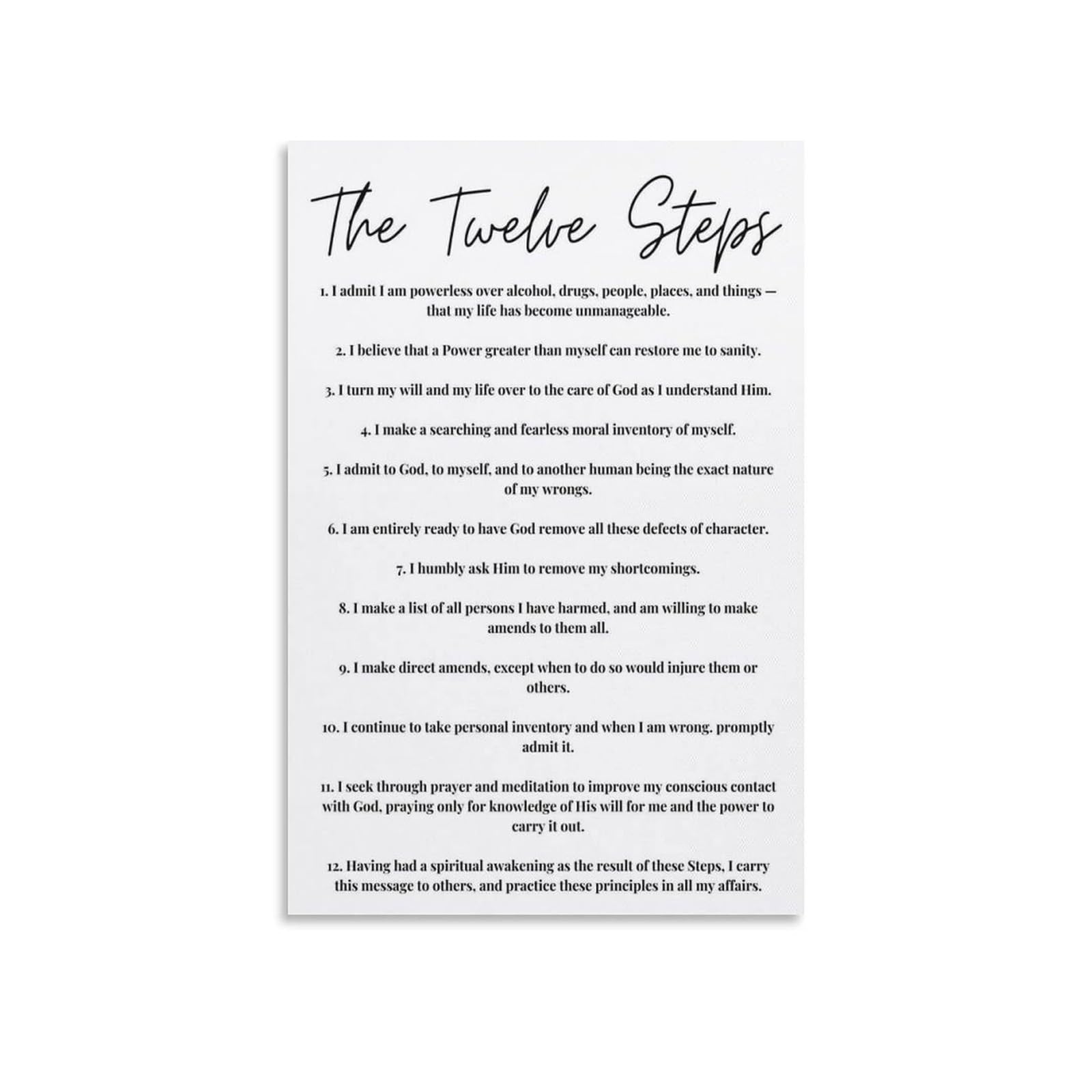 EKFBQBGW Inspirational Wall-Art Metal Sign Journey Steps Motivational Quote for Counseling Office Home 8 X 12 in