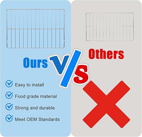 Miniatura 7 de Parrilla de Horno de Rango Mejorada 31649620 para Horno GE, 24.2 x 16 Pulgadas, Parrilla de Horno de Repuesto AP4040129, 316496207, 316404501