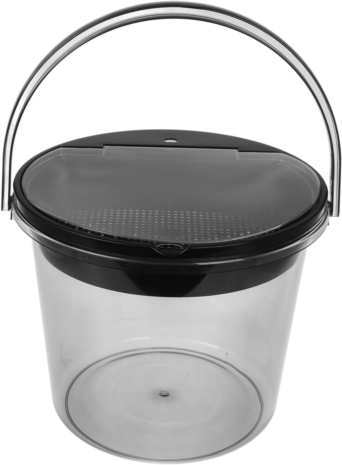 GLEAVI Tea Dreg Bucket Compost Bin Lid Large Garbage Can Lid Kitchen Waste Holder Countertop Trash Can Indoor Compost Bin