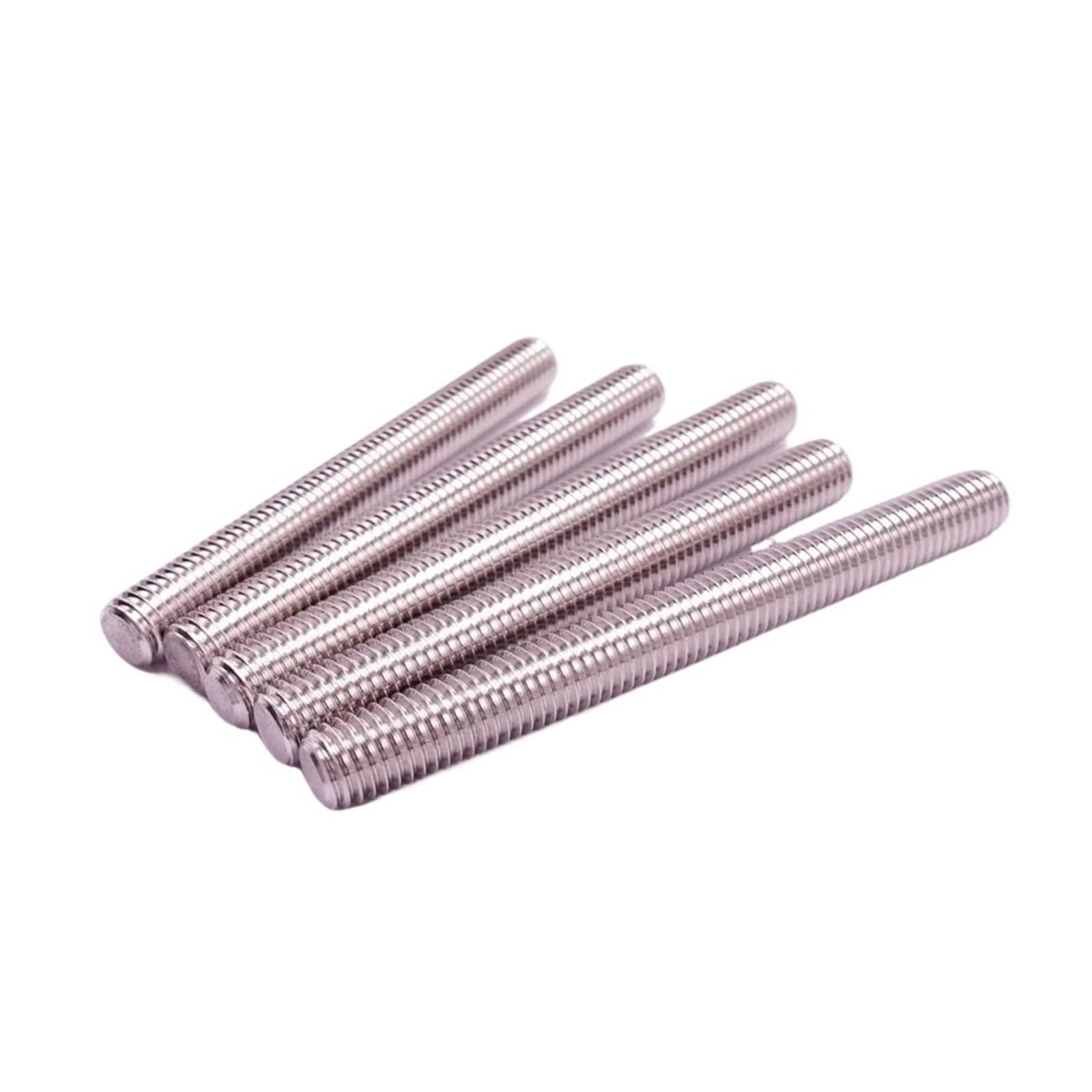 YUEKOPOU Stainless Steel Fully Threaded Rod Bar DIN975 304 Multiple Sizes 250mm(M12)