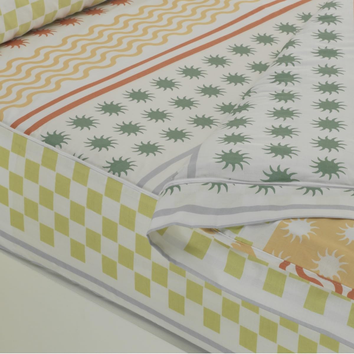 DHESTIA HOME Saco Nórdico Infantil 4 Estaciones con Cremallera Ajustable Marsella Color Único Talla Cama 90