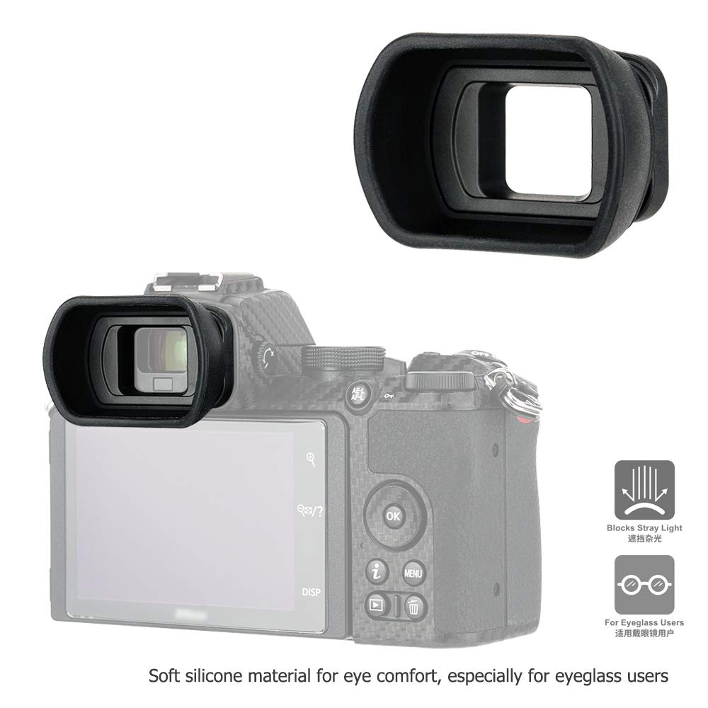 Oculare In Gomma DK-30 Per Nikon Z 50 – Compatibile, Morbido E Antiriflesso, Adatto A Chi Porta Occhiali