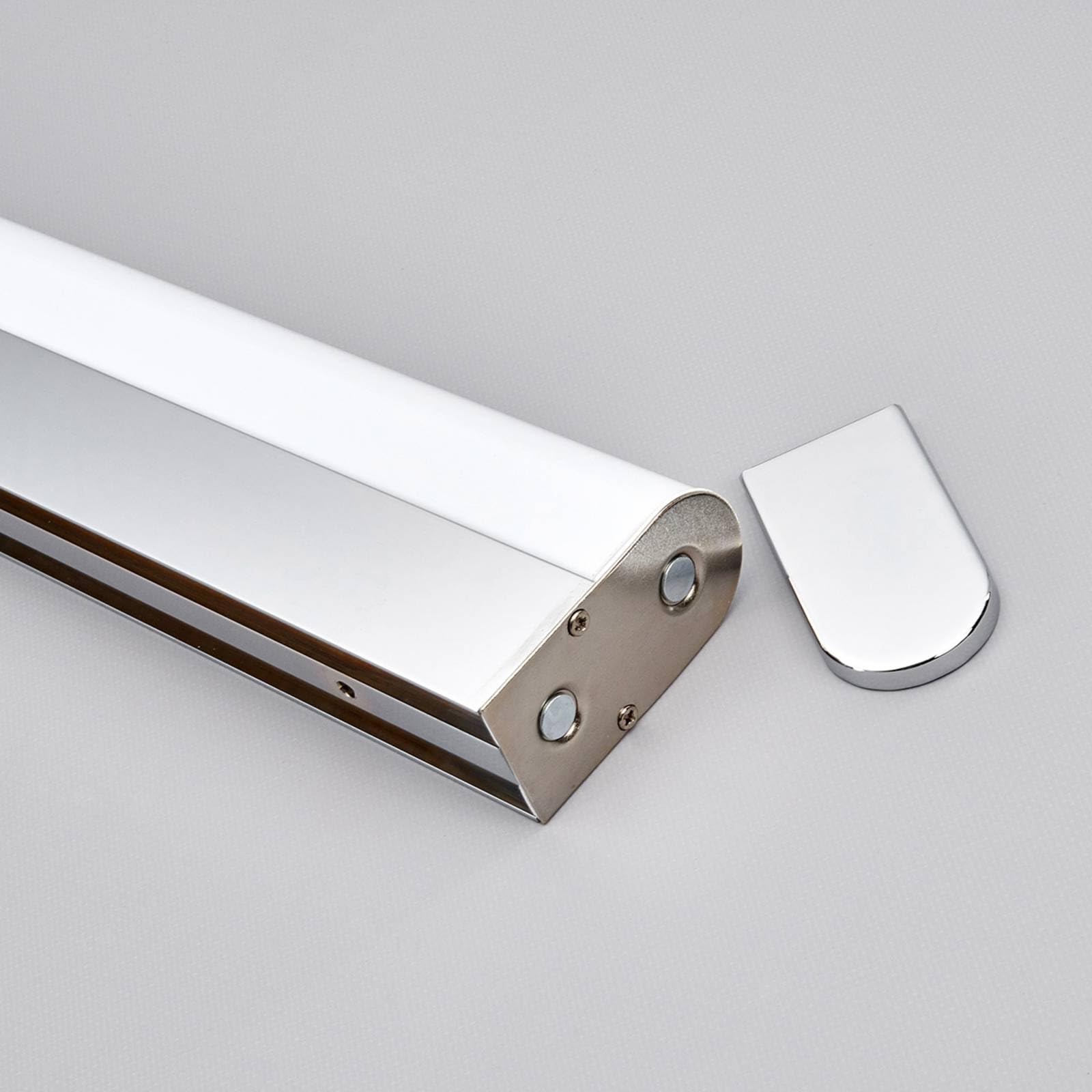 Lindby LED Applique Murale Philippa Argent Métal Salle de bain 1 lampe