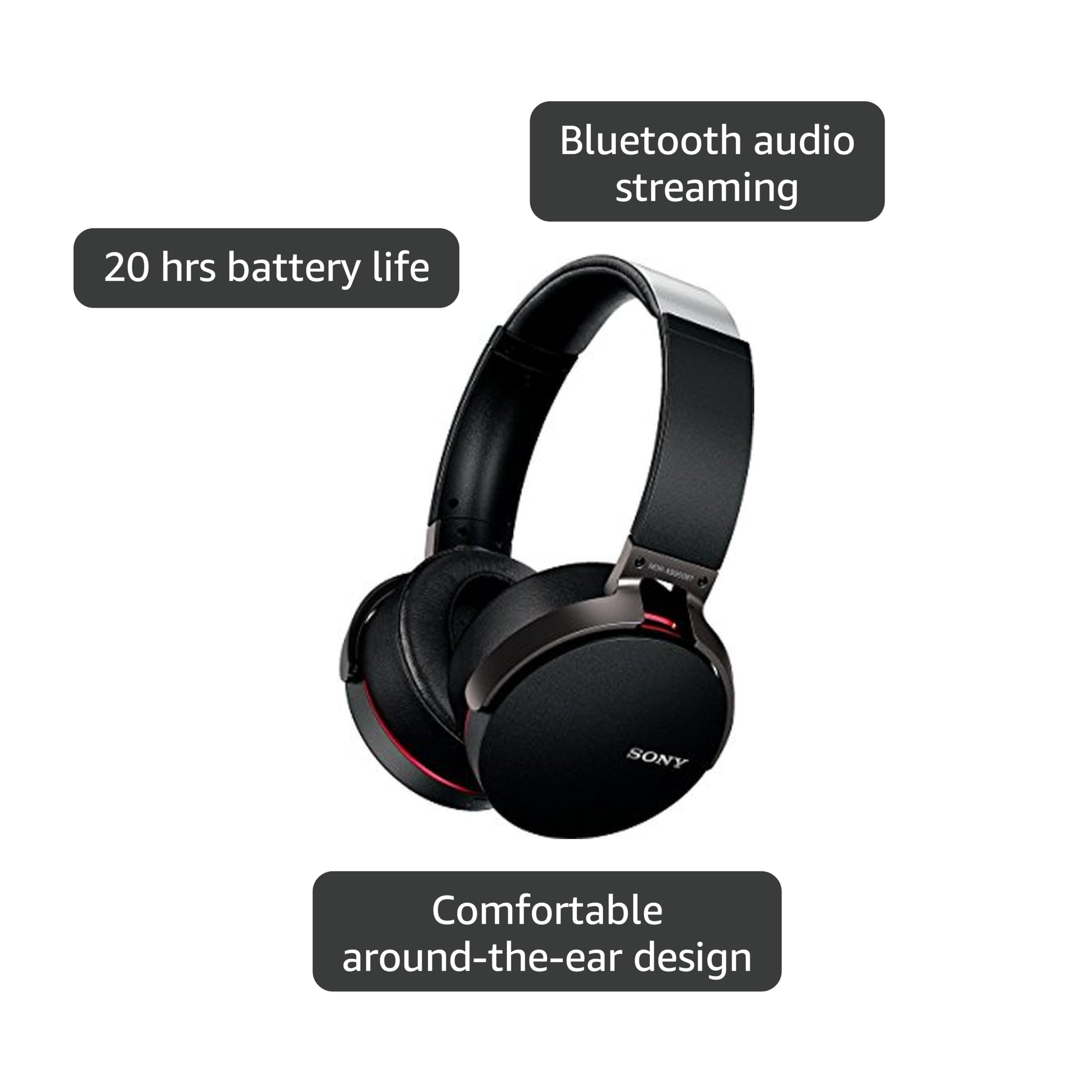 Amazon.com: Sony MDRXB950BT/B Extra Bass Bluetooth Headphones
