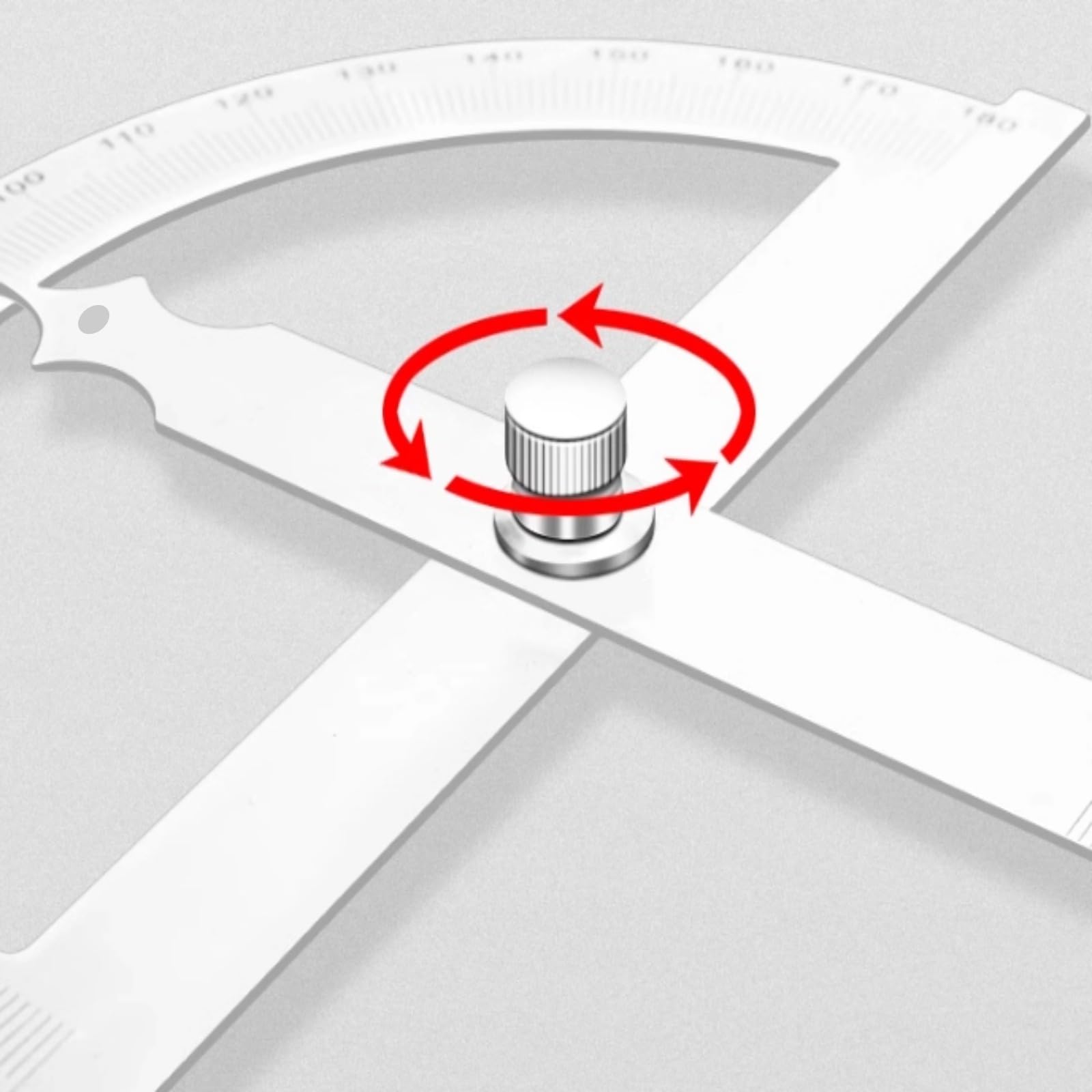 Stainless Steel 0-180 Degree Protractor Angle Finder Arm Measuring - View #5