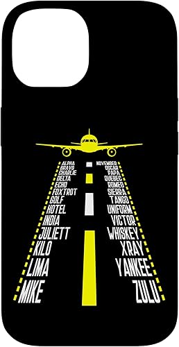 Miniatura 4 de iPhone 13 Pro Max Pilot Aviator Runway Airplane Landing - Funda fonética de aviación