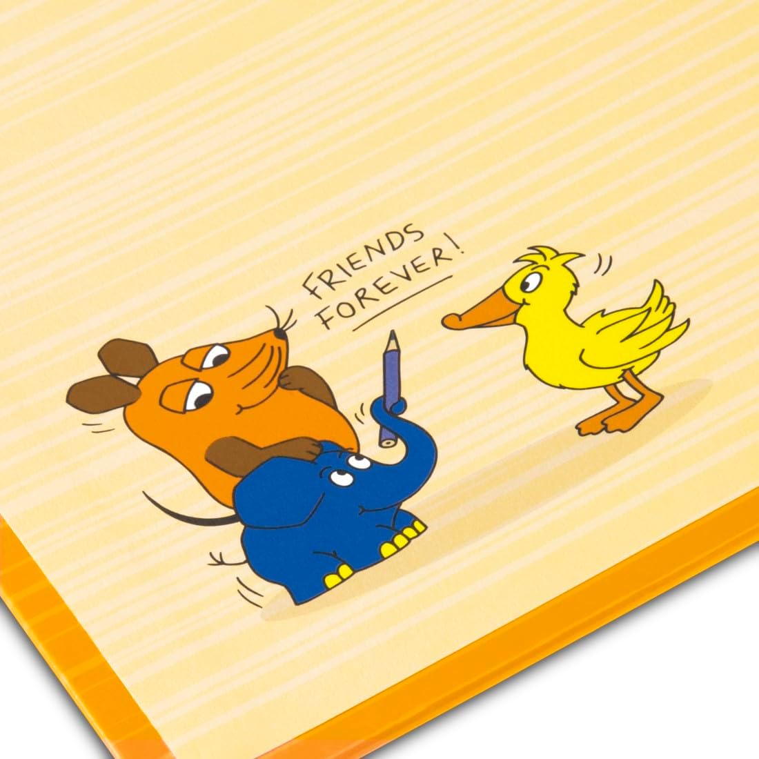 Hama DieMaus Slip-in Album (Memo Album with 100 Pages, for Inserting 200 Photos in 10 x 15 Format, Orange)