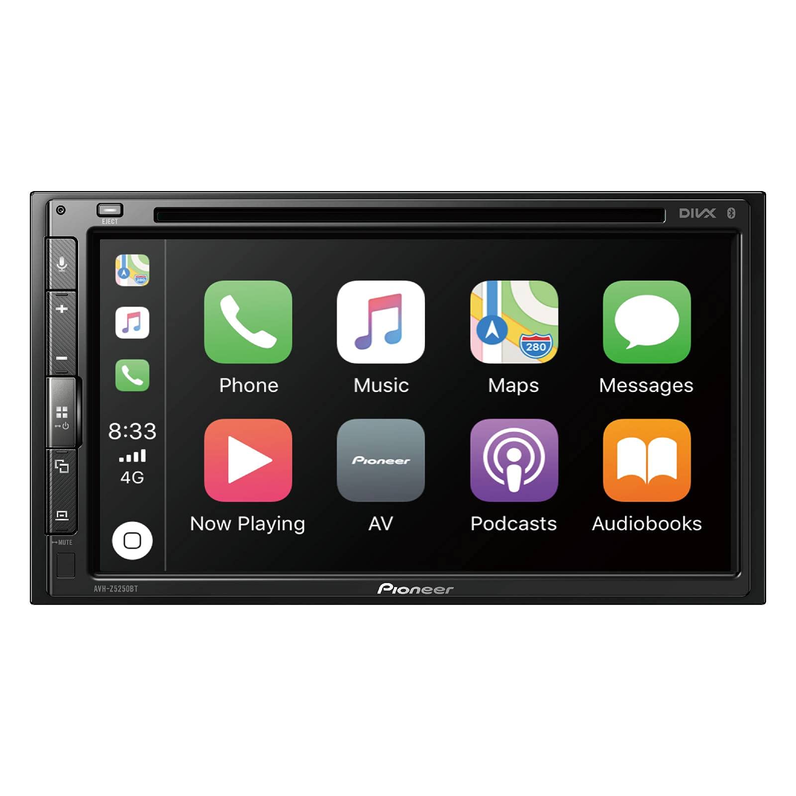Pioneer AVH-Z5250BT Apple CarPlay/Android Auto inclui câmera