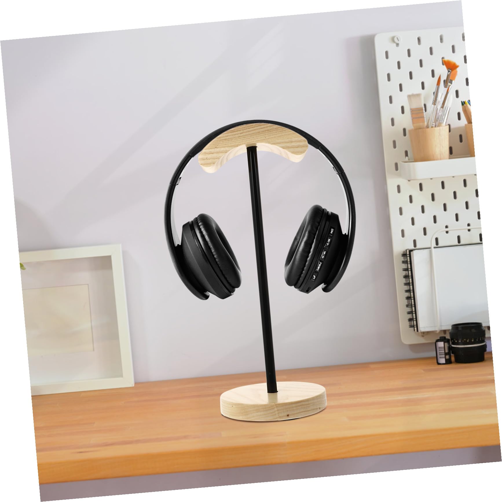 VILLCASE Soporte de Auriculares para Gaming y Escritorio Organizador de Auriculares Durable y Estable para Cafés Habitaciones de Estudio