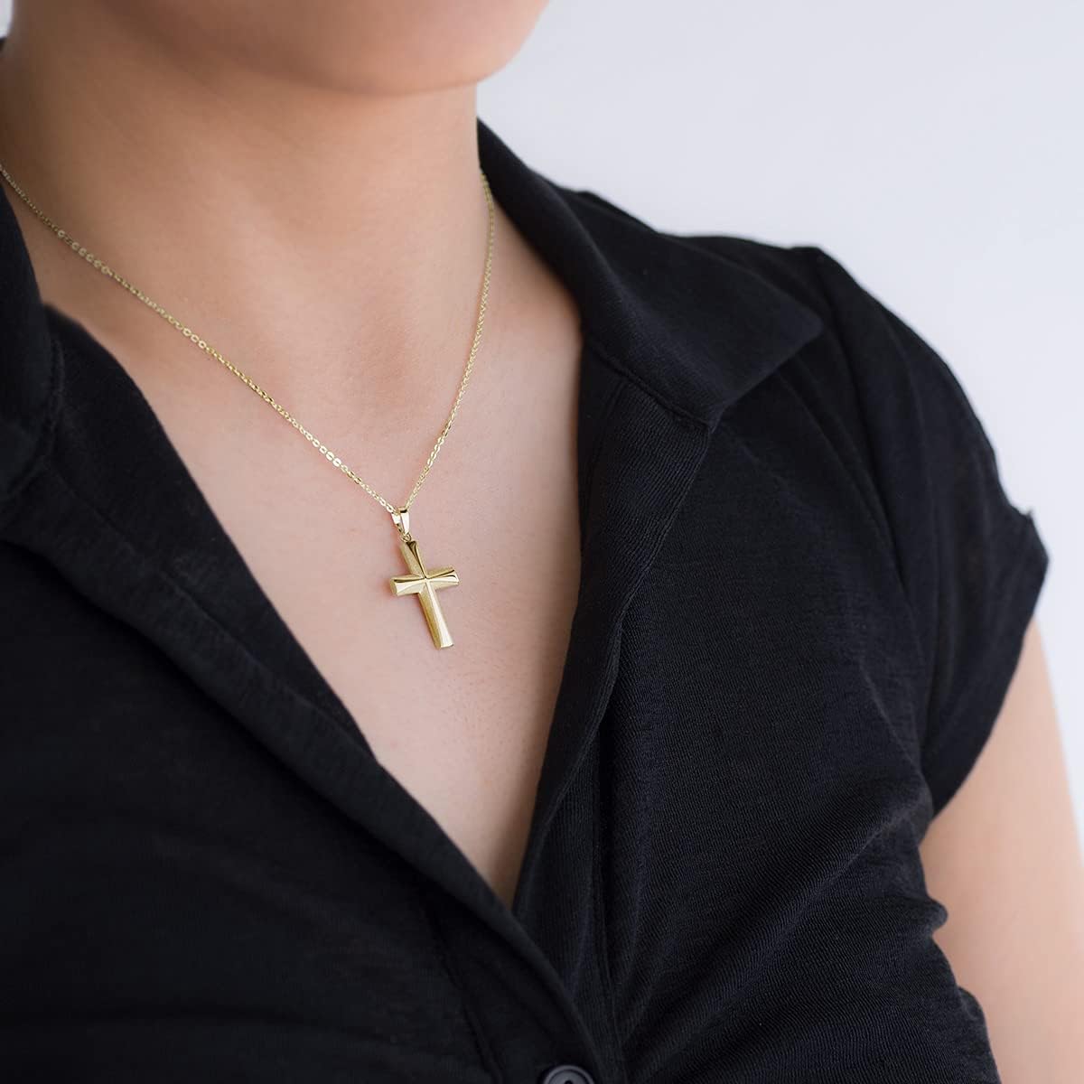 MATERIA by Matthias Wagner Ciondolo a forma di cuore con collana in argento sterling 925 rodiato, Argento sterling