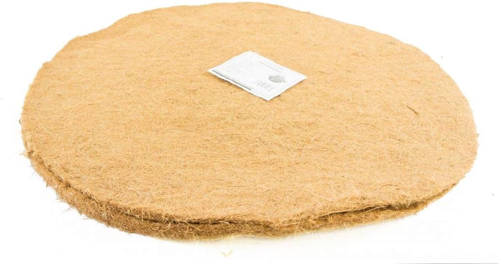 Austram |6 Pack Replacement Coconut Coir Fiber Liner | for Hanging Flower Basket | Garden & Vegetable Bowl & Pot Planters | Home, Indoor & Outdoor Lawn Decor | Great Gifts for Decks, Patio (22.5)