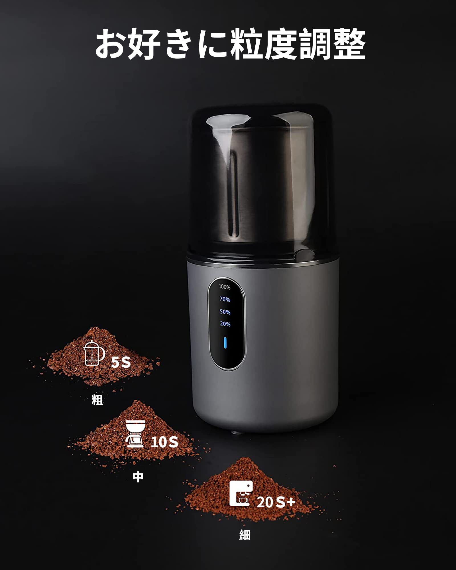 粉末 水洗い可能 豆挽き 高性能 多機能 コーヒーミル 電動 Amazon.co.jp: コーヒーミル 電動 カッター 粉末 コーヒー豆