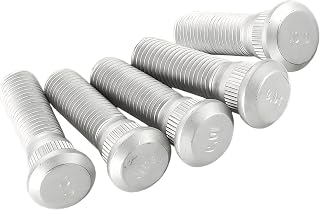 XIZAKEE 5PCS M12x1.5 Wheel Studs Lug Nuts, Rust-Proof Grade 10.9 Steel OEM Replacement 90942-02049 for Toyota Models