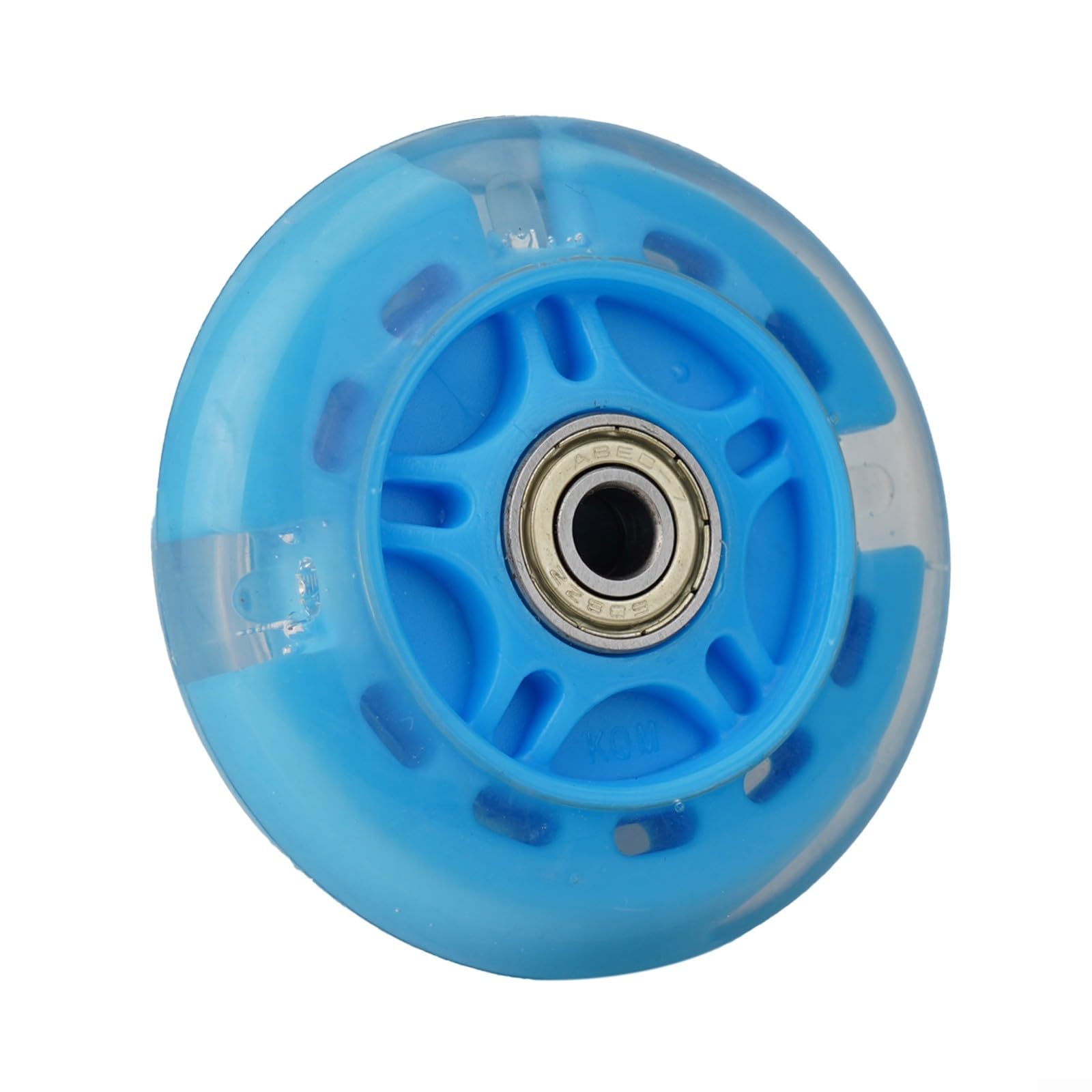 80mm LED Skate Wheels for Kids Scooter Flashing(Blue)