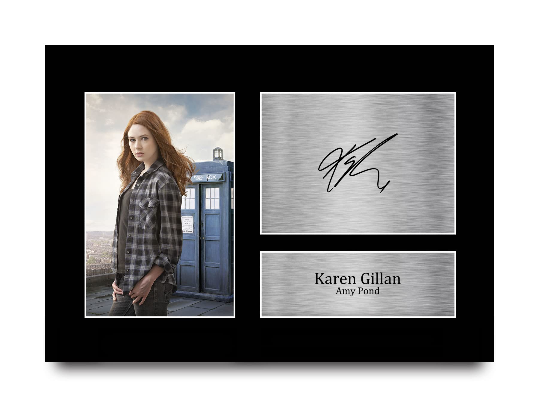 HWC Trading A4 Karen Gillan Dr Who Gifts Printed Signed Autograph