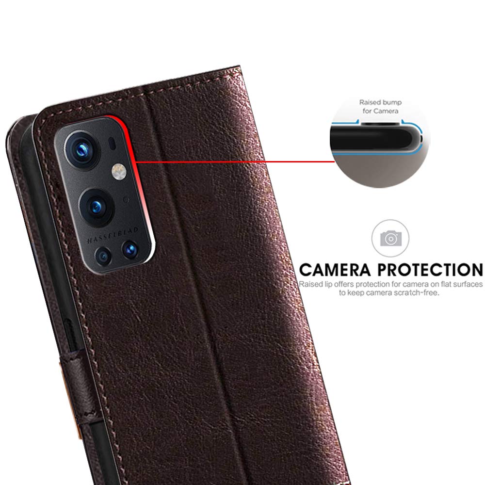 OnePlus 9 Pro Flip Case - Leather & Magnetic -6