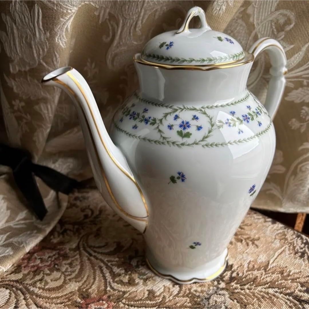 大倉陶園 ティーポット 金蝕バラ 大 レトロ 洋風 皇室御用達 高級