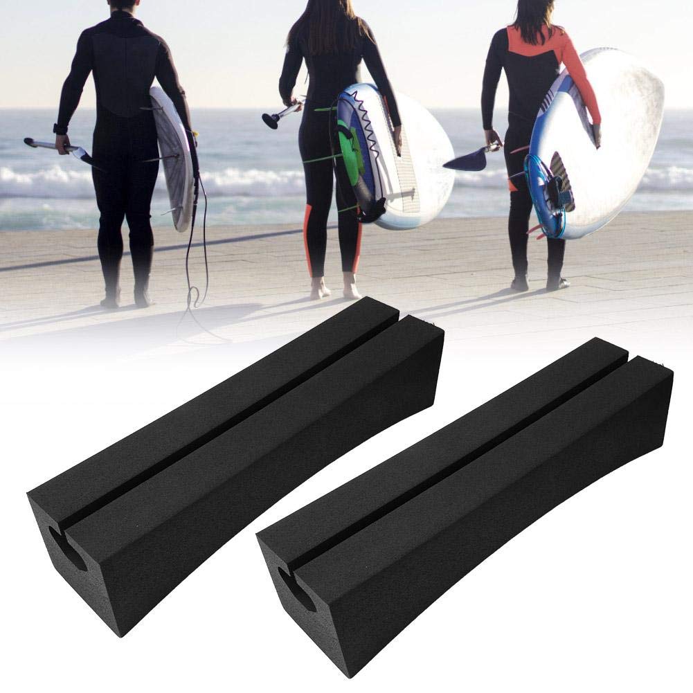 Small Car Surfboard Rack EVA Soft Roof Rack Car Roof Rack, Car Surfboard Racks, One Pair Outdoor ...