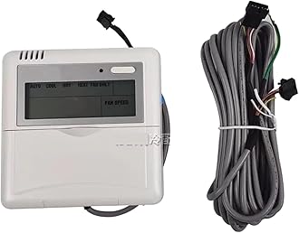 Central Air Conditioner Wire Controller Temperature Controller, Compatible For York KJR-12B/DP (T) - E-2-06B, Air Conditioner Replacement Accessories(B)