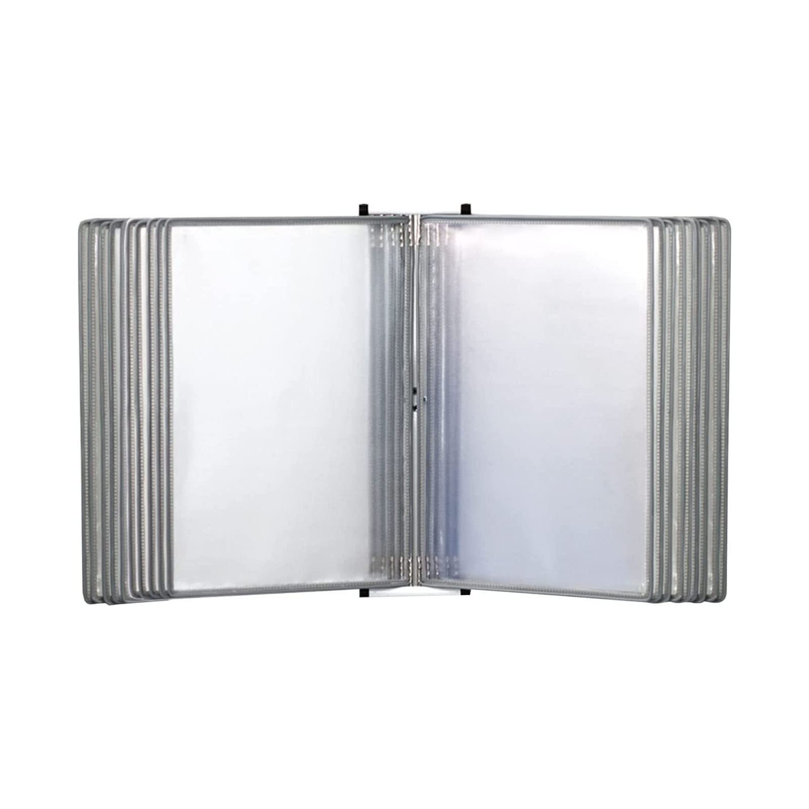 OLSKFUH Wall Reference Organizer - Desktop Reference System, 20Page Desktop Document Holder, Wall Mount Reference Organizer, Desk Flip File Holder, For Office/Home Display And S,D-20page