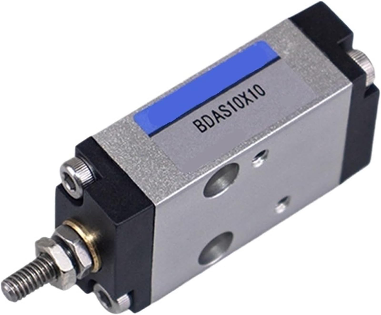 Ahyln One Color Compact Multi-Mount Pneumatic Cylinder Bdas10x10-10Mm Bore, Stroke, Industrial Automation Actuator .0614