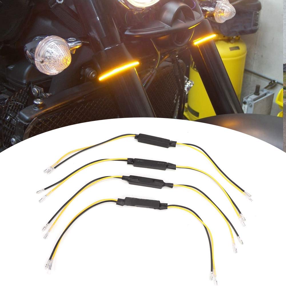 Ashata Décodeur De Signal Lumineux 21W Moto LED Signal Lumineux