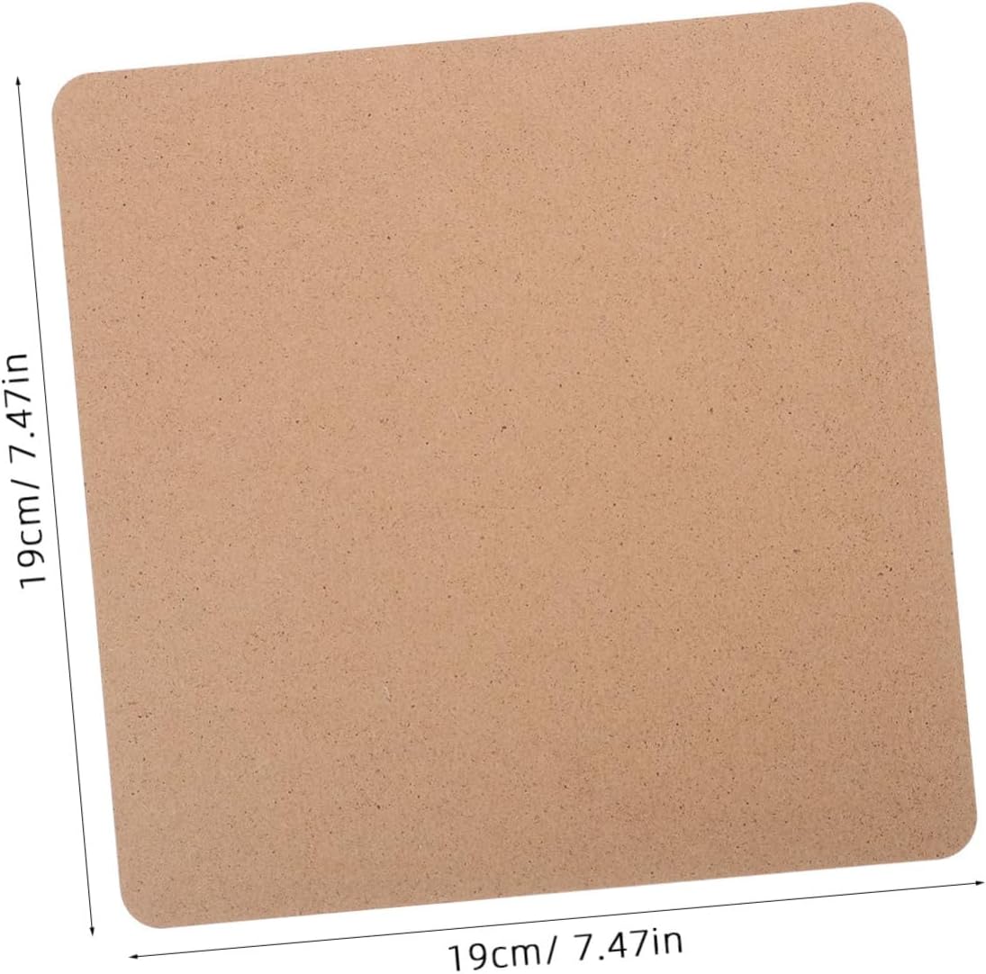 DOITOOL 10pcs Wood Pottery Clay Boards for Crafts Art Projects Lightweight Multi-use Blank Boards for Pottery Painting Creative Expression