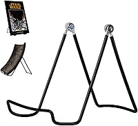 Kingdom Solutions Made in USA 12-Pack Adjustable Black Metal Easels - Sturdy Book Plate Stands for Art Pictures Books Frames