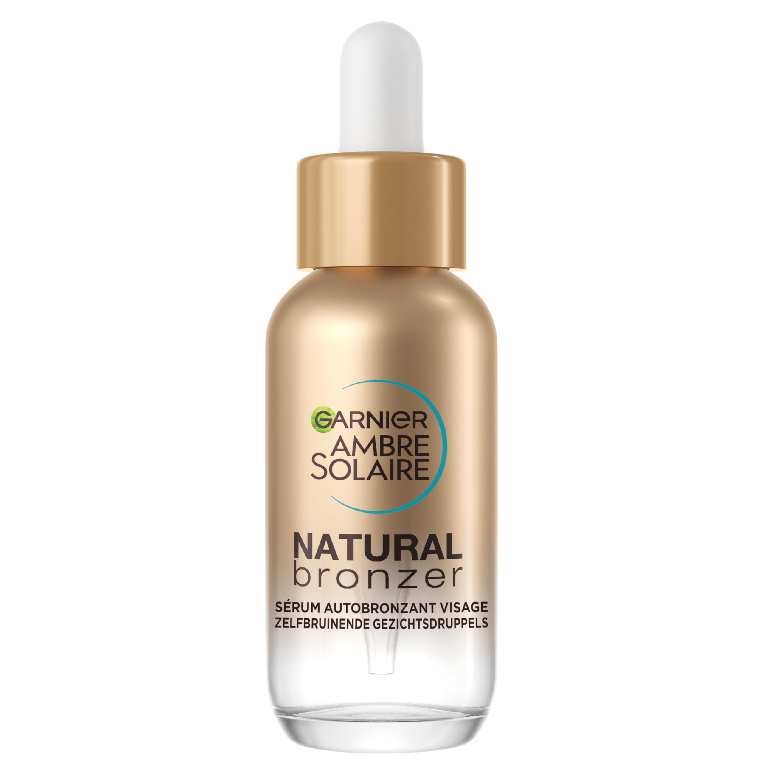 Garnier Ambra solare – Siero autoabbronzante viso idratante – Aglio progressivo e su misura – Acqua di cocco e acido ialuronico – per tutti i tipi di pelle – Natural Bronzer – 30 ml