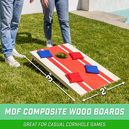 Image of GoSports Portable Cornhole Sets- Includes 2 Boards, 8 Bean Bags, Carry Case