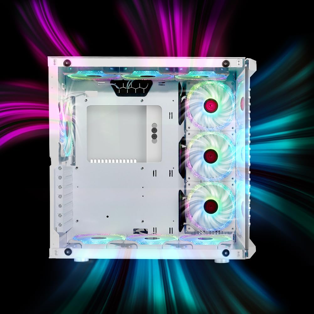 SZSKYING Gaming PC Case Game Mid Tower 3.0 USB