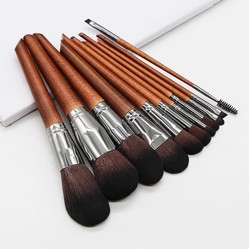 11 pieces of makeup brush set powder eye shadow complete of beauty tools image 5