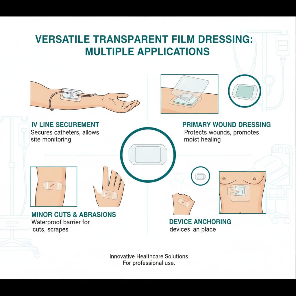 2026 New and Improved Tegadem 8526 IN Transparent Film Dressing 10cm x 12cm Waterproof & Sterile (Pack of 10) 2