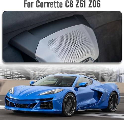 Miniatura 8 de Cubierta de altavoz superior de fibra de carbono auténtica para Corvette C8 2020 2021 2022 2023 Z06 Z51 convertible solamente, cargador interior de
